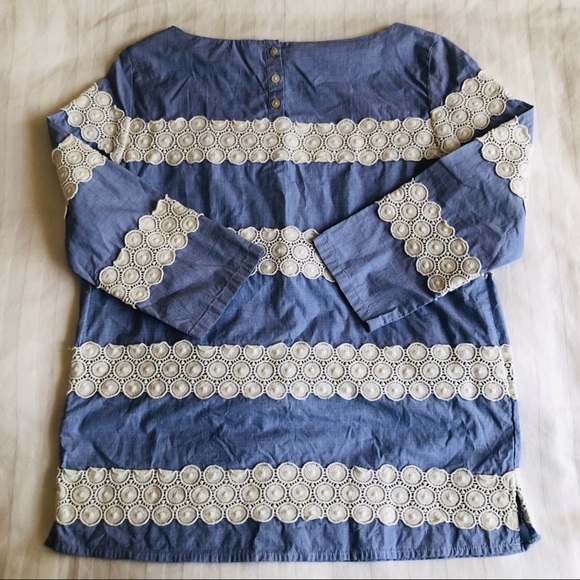 Banana Republic | White & Blue | Tunic - Picture 3 of 3